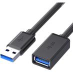 TRkin USB 3.0 5Gbps высокая скорость данные пересылка A-A type мужской * женский USB удлинение кабель 1.5m ( чёрный ) Windows персональный компьютер *USB A Poe 
