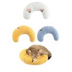YFFSFDC... . кошка подушка 3 позиций комплект кошка. U знак type подушка домашнее животное подушка подушка месяц. форма удобный спальный комфорт домашнее животное подушка месяц. форма удобный спальный комфорт домашнее животное подушка подарок для 