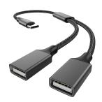 MOGOOD USB-C ответвление контейнер Type-C - 2×USB-A 2.0 изменение адаптер Thunderbolt 3 соответствует OTG зарядка &amp; данные .
