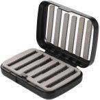 fly box водонепроницаемый fly рыбалка box рыбалка коробка для рыболовной снасти пена Bait кейс для хранения 2 слой портативный ( длинный внутри коробка )