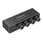 Cubilux 3.5mm слуховай аппарат усилитель,4 way стерео наушники усилитель, Mini аудио усилитель, independent громкость регулировка 