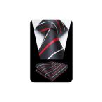 [HISDERN] бизнес галстук мужской формальный галстук серый pocket square комплект бренд высококлассный .. день совершеннолетия День отца HC-06