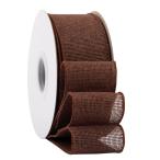 [Ribbonitlux] ширина 50mm балка LAP тросик лента длина 18m подарок упаковка, бабочка ... конструкция person, натуральный . свадьба. оборудование орнамент, Рождество tsuli