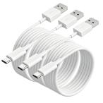 USB C кабель 3m 3 шт. комплект POTRRCIUSUER USB-A to USB-C максимальный 3A зарядка данные пересылка USB2.0 480Mbps