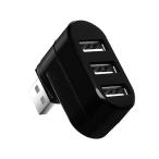 TRkin USB ступица 3 порт USB 3.0+USB 2.0 combo ступица вращение возможный usb ступица порт повышение высокая скорость ступица легкий compact . для перевозки удобный ( черный )