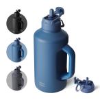BOTTLE BOTTLE фляжка 1.8L вакуум изоляция нержавеющая сталь бутылка большая вместимость бутылка 2WAY крышка соломинка прямой .. вакуум изоляция уличный спорт bo
