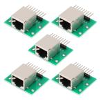 PENGLIN 5 шт RJ45 порт адаптор панель горизонтальный адаптор тест панель порт адаптер терминал Ben do булавка имеется RJ45 сеть inter f