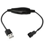 Kiligen 12V напряжение подножка выше USB из 3 булавка а также 4 булавка PC вентилятор рукав источник питания адаптер кабель, переключатель а также скорость re