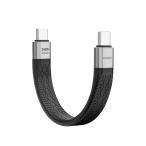 aceyoon USB C кабель 14cm короткий . Flat силикон кабель максимальный 240W PD супер внезапный скорость зарядка 14 см зарядка код USB4.0