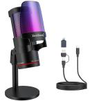 Zealsound USBge-ming Mike *Phone Mike конденсаторный микрофон mute кнопка машина Dio ido направленность RGB свет . штекер & Play 