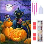 ダイヤモンドアート Rinimie ダイヤモンドアート キット ハロウィン ダイアモンドビーズ絵画キット 5Dモザイクアート DIY 手作り絵画手芸キ