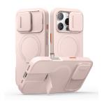 SURITCH магнитный кейс iPhone 16 pro. совместимость . камера защитный корпус . регулировка возможный подставка царапина предотвращение ударопрочный защитный корпус iPhone 16 pro