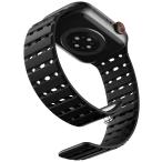 [Bandletic] アップルウォッチ用の バンド シリコン マグネット - 夏 蒸れない スポーツバンド 38mm 40mm 41mm 42mm(