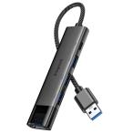 MOGOOD USB 3.0 ступица,Type A 3.0*4,Type C 5V источник питания снабжение,15cm удлинение кабель 5Gbps USB Hub, настольный,