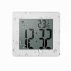 Mstar Home ванна часы LCD большой экран часы 24H час температура отображать присоска имеется ( белый )