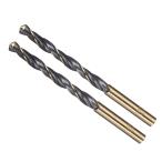 METALLIXITY дрель bit (6.5mm)2 шт 4341 высокая скорость сталь прямой рисунок 118° чёрный золотой отделка медь aluminium дерево пластик средний твердость для металла 