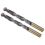 METALLIXITY дрель bit (12mm)2 шт 4341 высокая скорость сталь прямой рисунок 118° чёрный золотой отделка медь aluminium дерево пластик средний твердость для металла 