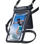 【2026年最新ダブルポケット】 スマホ 防水 ケース 夏 海 小物 収納 バッグ Lamicall : IPX8 雨 お金 パック プール すまほ