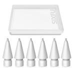 SIXFU 6個のアップルペンシルをペン先に置き換え、 Pencil Pro/アップルペンシルPro/USB-C/初代/第2世代耐久性iPencilペ