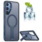YUZOR for Galaxy S24 Plus кейс охлаждающий .. сетка смартфон кейс Qi зарядка подставка имеется Samsung S24 Plu