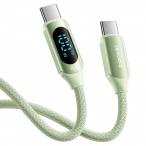 toocki usb c кабель 100W 1M LED дисплей имеется модель C PD/QC внезапный скорость зарядка typec нейлон плетеный данные пересылка iP