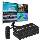 4K@30Hz HDMI экран раздел контейнер 4 ввод 1 мощность hdmi экран раздел переключатель экран переключатель контейнер 1080P 4 экран одновременно отображать Quad мульти- вид a-DV