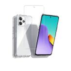  предназначенный Redmi 12 специальный тонировка стёкол пленкой + TPU redmi 12 кейс комплект | Япония asahi стекло производства усиленный стекло твердость 9H отпечаток пальца предотвращение * пузырь ze