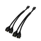 upHere USB 9 булавка расширение 2.0 header 9 булавка USB ответвление кабель 1to2 ответвление электрический кабель материнская плата адаптор удлинение usb 9 булавка изменение 