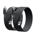 toocki usb c кабель 60W силикон материалы [1M+1M черный ]2 шт. комплект мягкий .. нет PD/QC соответствует внезапный скорость зарядка модель C.