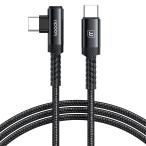 toocki usb c кабель 1M L знак модель c L type typec cable 60W PD соответствует 3A внезапный скорость зарядка cable нейлон плетеный Qui
