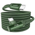 toocki USB C кабель L знак 240W/5A Type-c L type PD3.1 внезапный скорость зарядка разъединение предотвращение нейлон плетеный Android iPhone