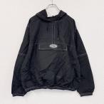 ショッピング古着 古着 used　SOF　ハーフジッププルオーバージャケット　ARMY　黒　ブラック　
