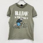 ショッピング古着 古着 used　POPEYE　ポパイ　半袖プリントTシャツ　カーキ　Sサイズ