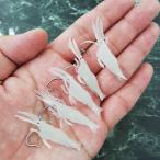 エビ ワーム 釣り ルアー 夜光 シュリンプワーム ソフトルアー フック内蔵 5個セット 3cm 4g アジング メバリング チニング