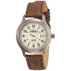 Timex Mens Expedition Brown Leather Strap Watch並行輸入