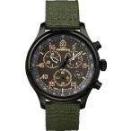 Timex Men's TW4B10300 Expedition Field Chronograph Green/Black Nylon Strap Watch並行輸入