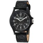 Timex Mens TW4B08100 Expedition Arcadia Black Fabric Strap Watch並行輸入