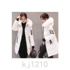 ダウンコートレディースフード付きダウンジャケットアウターエレガントファスナーロングコート秋冬カジュアル防寒防風冬服通勤