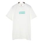 シュプリーム ティファニー コラボ ボックスロゴ Tシャツ メンズ ホワイト Supreme 中古 【アパレル・小物】