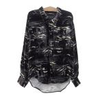 ディースクエアード 総柄 シャツ メンズ ブラック DSQUARED2 中古 【アパレル・小物】