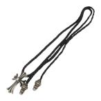 クロムハーツ スモール CH クロス レザーブレード ネックレス Stirling レザー ユニセックス CHROME HEARTS 中古 【アパレル・小物】