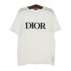 ディオール ロゴ エンブロイダリー Tシャツ 183J685A0677 メンズ ホワイト Dior 中古 【アパレル・小物】