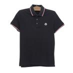 モンクレール MAGLIA POLO MANICA CORTA ポロシャツ 83055 00 84556 メンズ ブラック MONCLER 中古 【アパレル・小物】