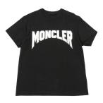 モンクレール SS TSHIRT グリッター ロゴ Tシャツ 8C000 11 M2643 メンズ ブラック MONCLER 中古 【アパレル・小物】