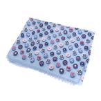 ショッピングヴィトン ルイヴィトン エトール カモノドッツ ショール M70672 ユニセックス ブルー LOUIS VUITTON 中古 【アパレル・小物】