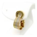 カルティエ 2C イヤリング 片耳用 750 (K18YG K18WG K18PG) レディース CARTIER [美品] 中古 【ジュエリー】