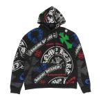 ショッピングHEARTS クロムハーツ ステンシル プリント フーディ メンズ ブラック マルチカラー CHROME HEARTS 中古 【アパレル・小物】