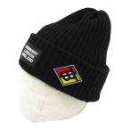 ショッピングBURBERRY バーバリー ロゴ ワッペン ニットキャップ 8022864 ユニセックス ブラック BURBERRY 中古 【アパレル・小物】