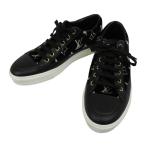 ルイヴィトン ステラー ライン スニーカー モノグラム レディース ブラック LOUIS VUITTON 中古 【アパレル・小物】