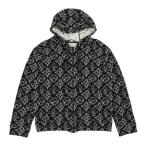 ルイヴィトン NBA コラボ モノグラム ジップアップ フーディ メンズ ブラック LOUIS VUITTON 中古 【アパレル・小物】